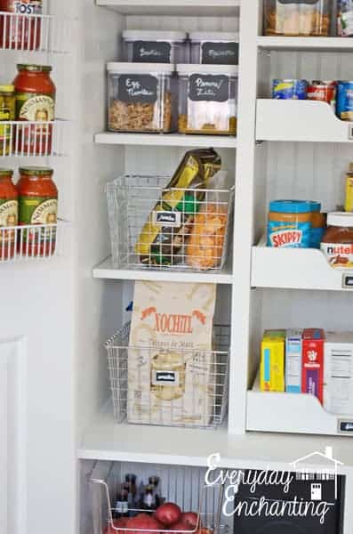 Good Idea: Store non-perishables in the pantry :: OrganizingMadeFun.com